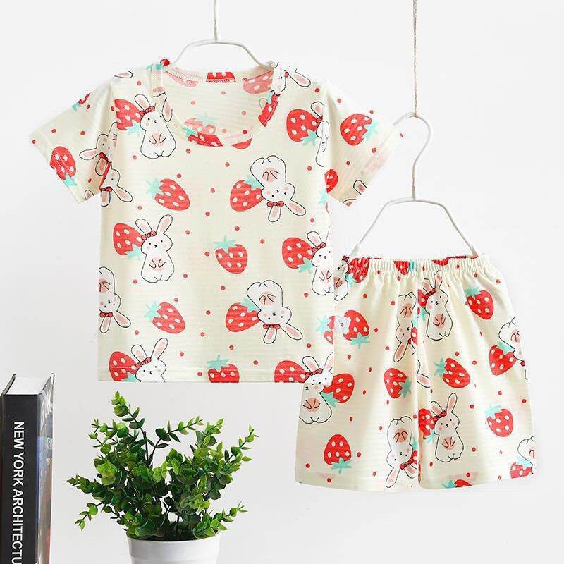 Bộ cộc cotton sợi tre Hàng Quảng Châu Cho Bé