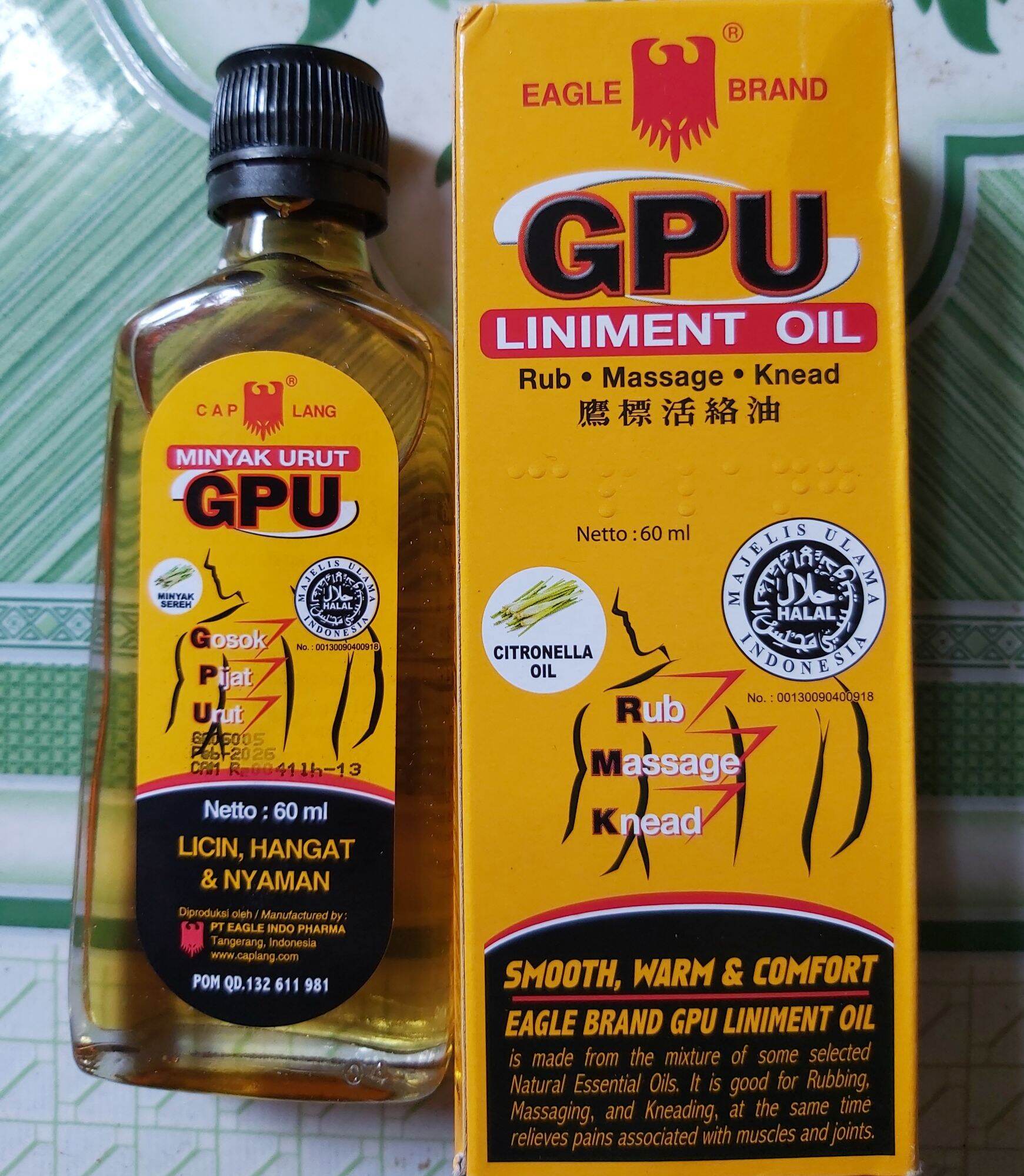 Dầu gừng xoa bóp