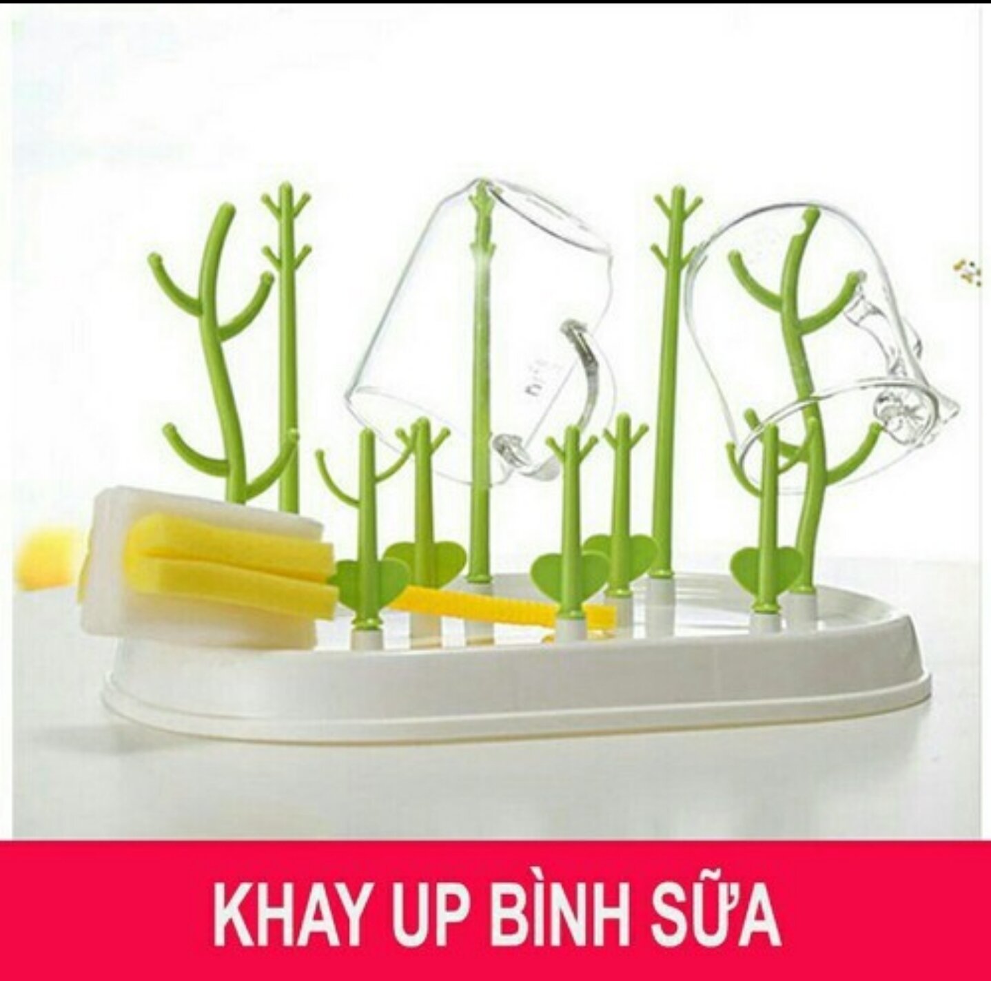 Khay úp bình sữa gấp gọn