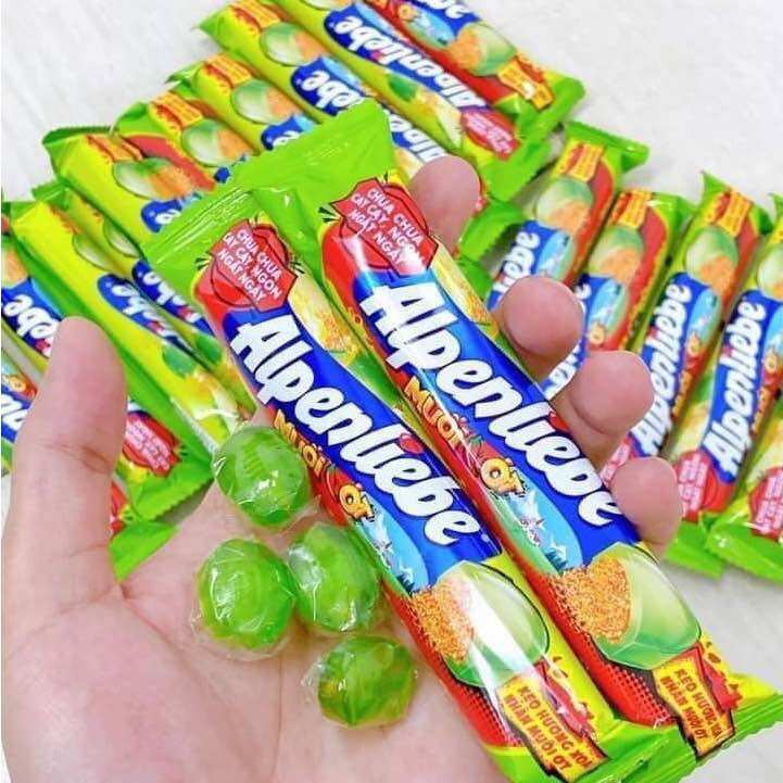 1 thỏi 10 Viên Kẹo Alpenlibe Muối Ớt