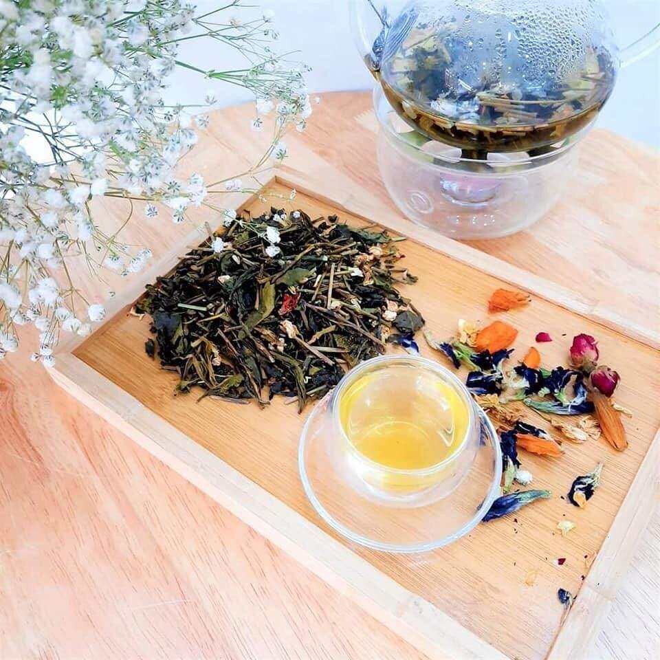 TRÀ SÂM DỨA HOA NHÀI - THƠM, NGON KHÓ CƯỠNG