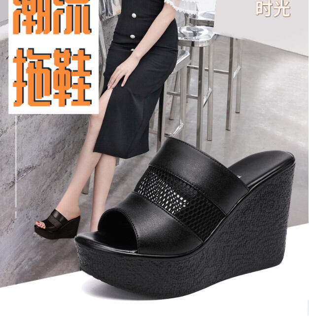 Dép xuồng thời trang phối lưới cao cấp đế PU siêu nhẹ 8p