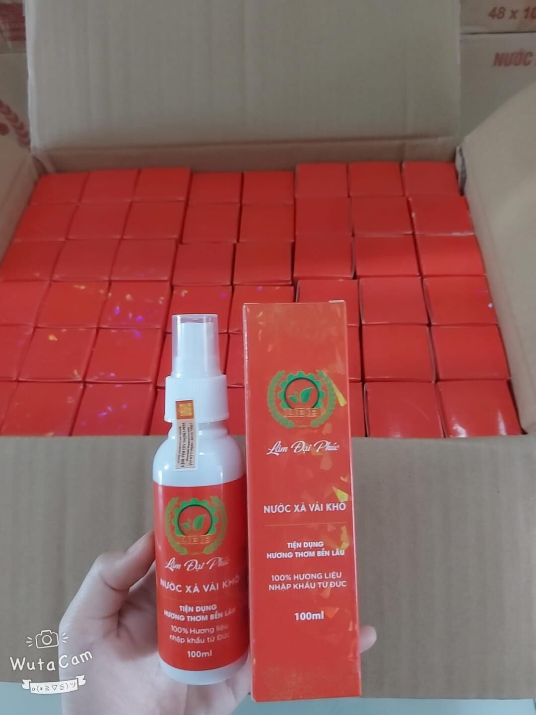 5 Chai Nước Xả Vải Khô ( Màu đỏ ) - Lâm Đại Phúc