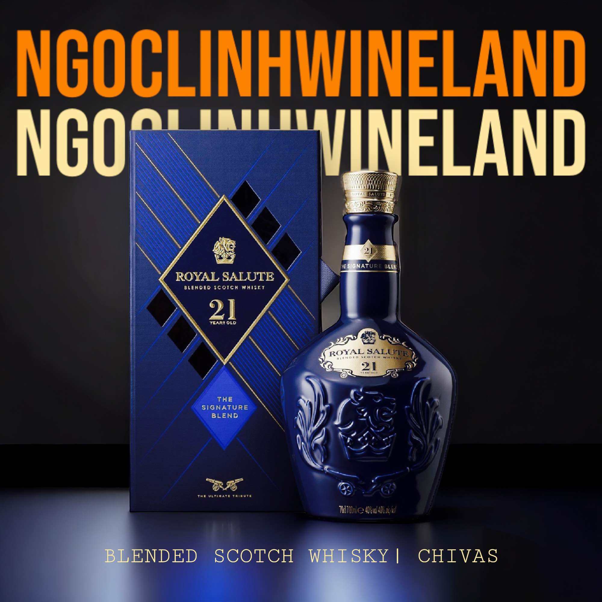 Whisky Chivas Royal Salute 21 năm The Malts Blend Alc 40% 700ml