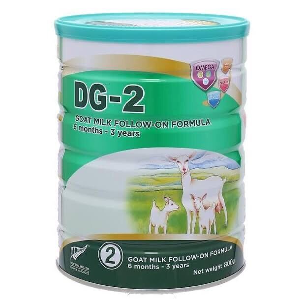 Sữa dê DG-2 800g dành cho trẻ từ 6-12 tháng