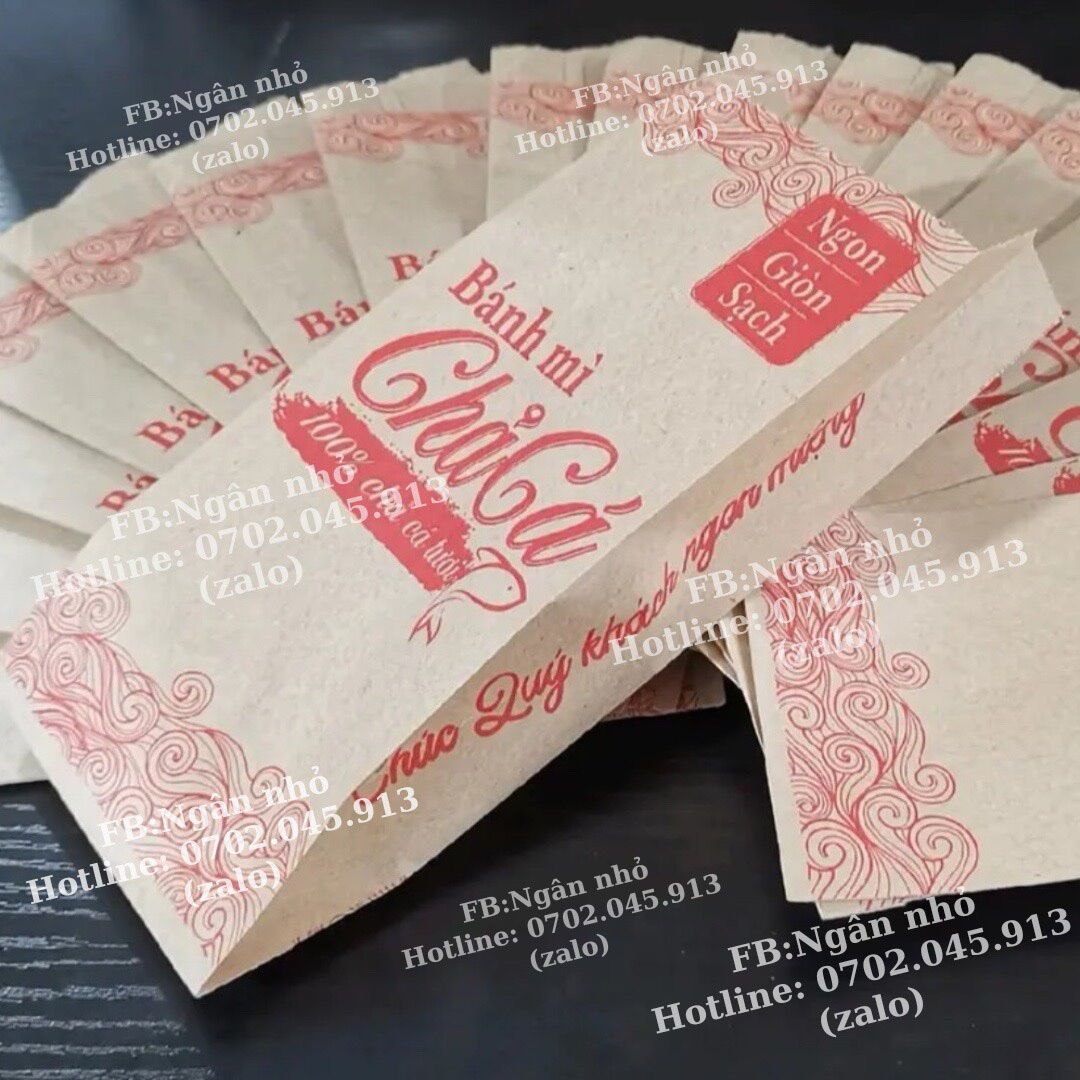 TÚI ĐỰNG BÁNH MÌ CHẢ CÁ (1000 cái)