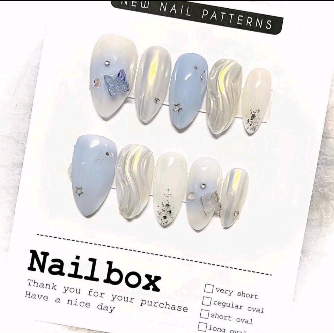 Nail box móng thiết kế móng sơn thạch hộp 10 móng