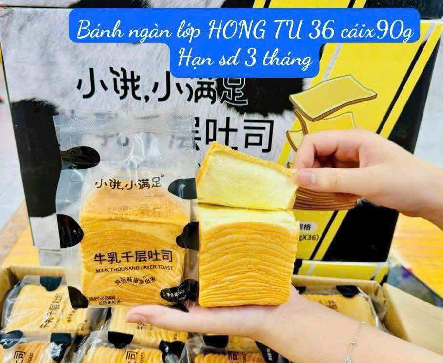 Bánh mì ngàn lớp bơ sữa đài loan