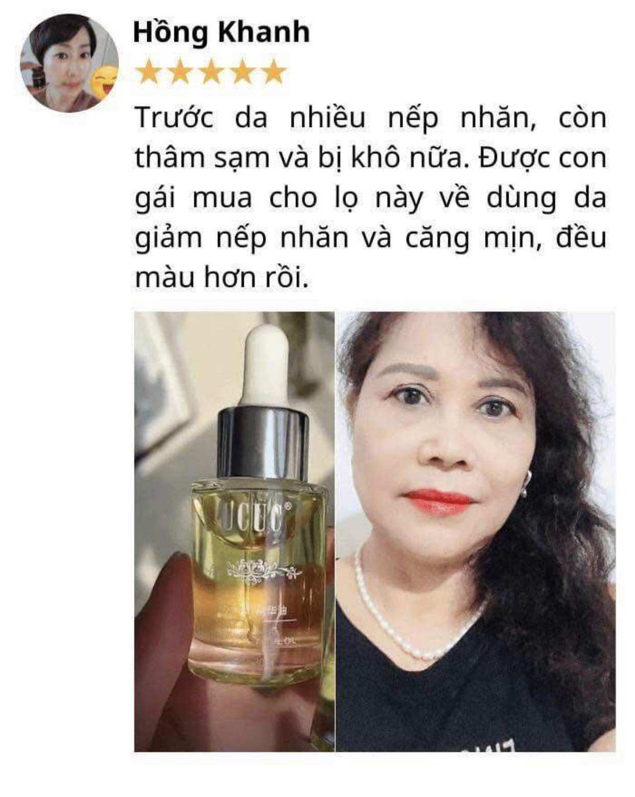 Serum Trẻ Hoá Da UCUC Bao Bì Mới (Hàng Chính Hãng)Serum Chống Lão Hoá Da