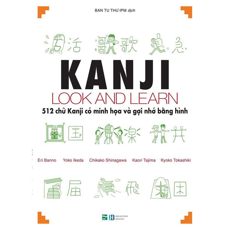 KANJI LOOK AND LEARN 512 CHỮ  IN MÀU
