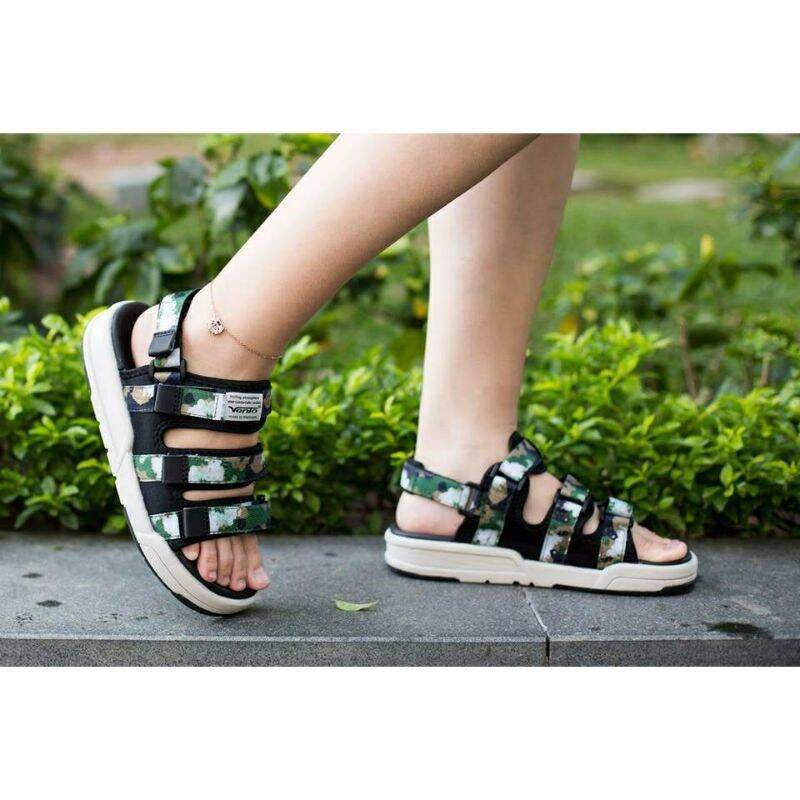 Sandal vento nam nữ xuất khẩu bền đẹp sd1001 xanh lá