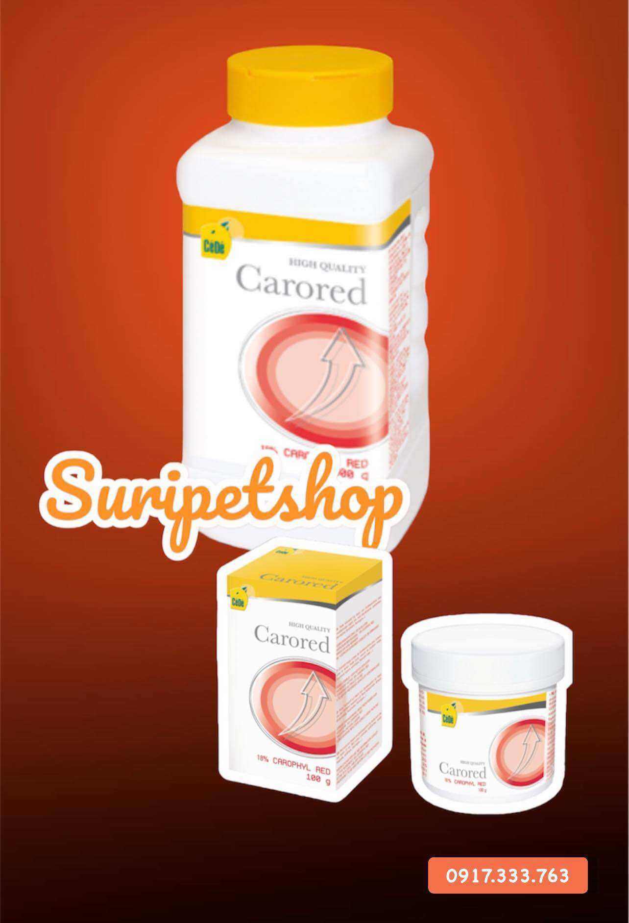 Vitamin lên màu đỏ cho chim cảnh cede@ carored ▪️ giá bán lẻ : 20gr/140k