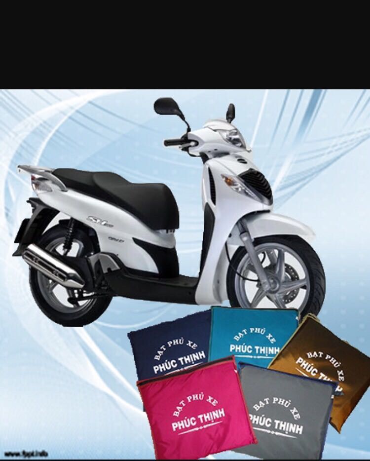 Bạt phủ xe máy vải dù dùng cho : sh,dylan,pcx,vespa ….