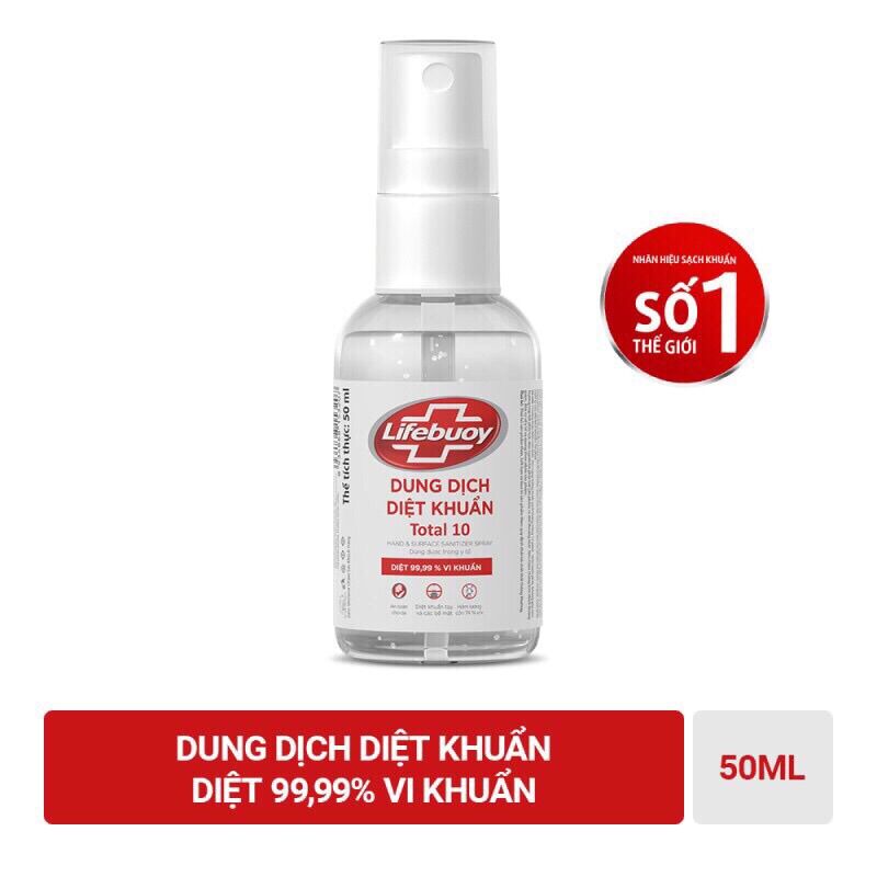 Nước sát khuẩn tay Lifebuoy dạng xịt dung tích  50ml