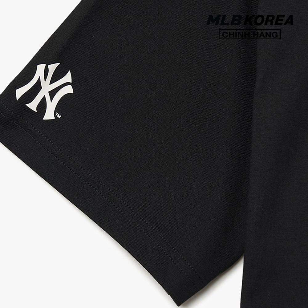 MLB - Áo thun unisex cổ tròn tay ngắn Basic Mega Logo 3ATSB0534-50BKS