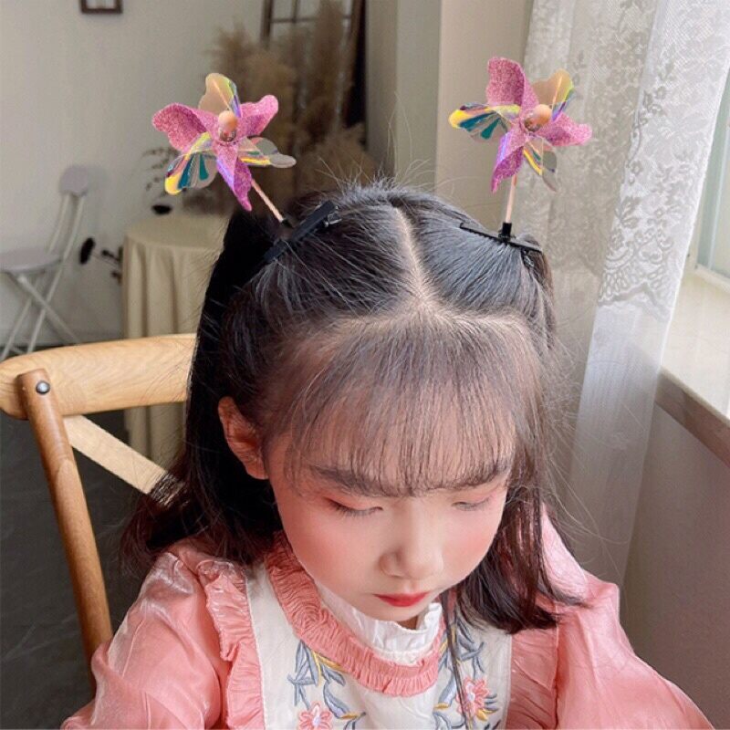 [1 cái] Kẹp tóc chong chóng dễ thương xinh xắn cho bé