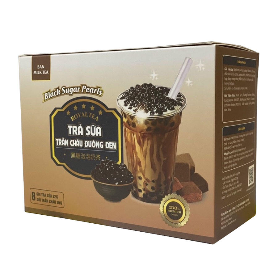 DATE MỚI TRÀ SỮA TRÂN CHÂU ĐƯỜNG ĐEN BAN MILK TEA 416G