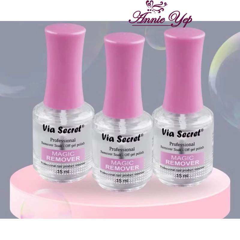 Nước phá gel via secret chai 15ml chính hãng (Na0735)