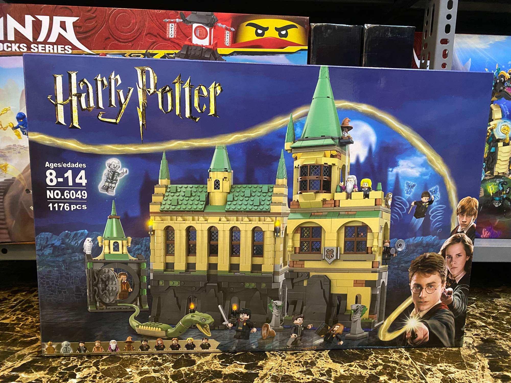 Đồ chơi xếp hình harry potter 6049 76389 phòng bí mật hogwarts™ chamber of secrets