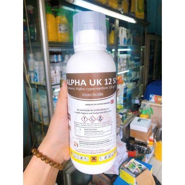 Thuốc diệt muỗi và các loại côn trùng alpha uk nhập anh quốc chai 1 lít