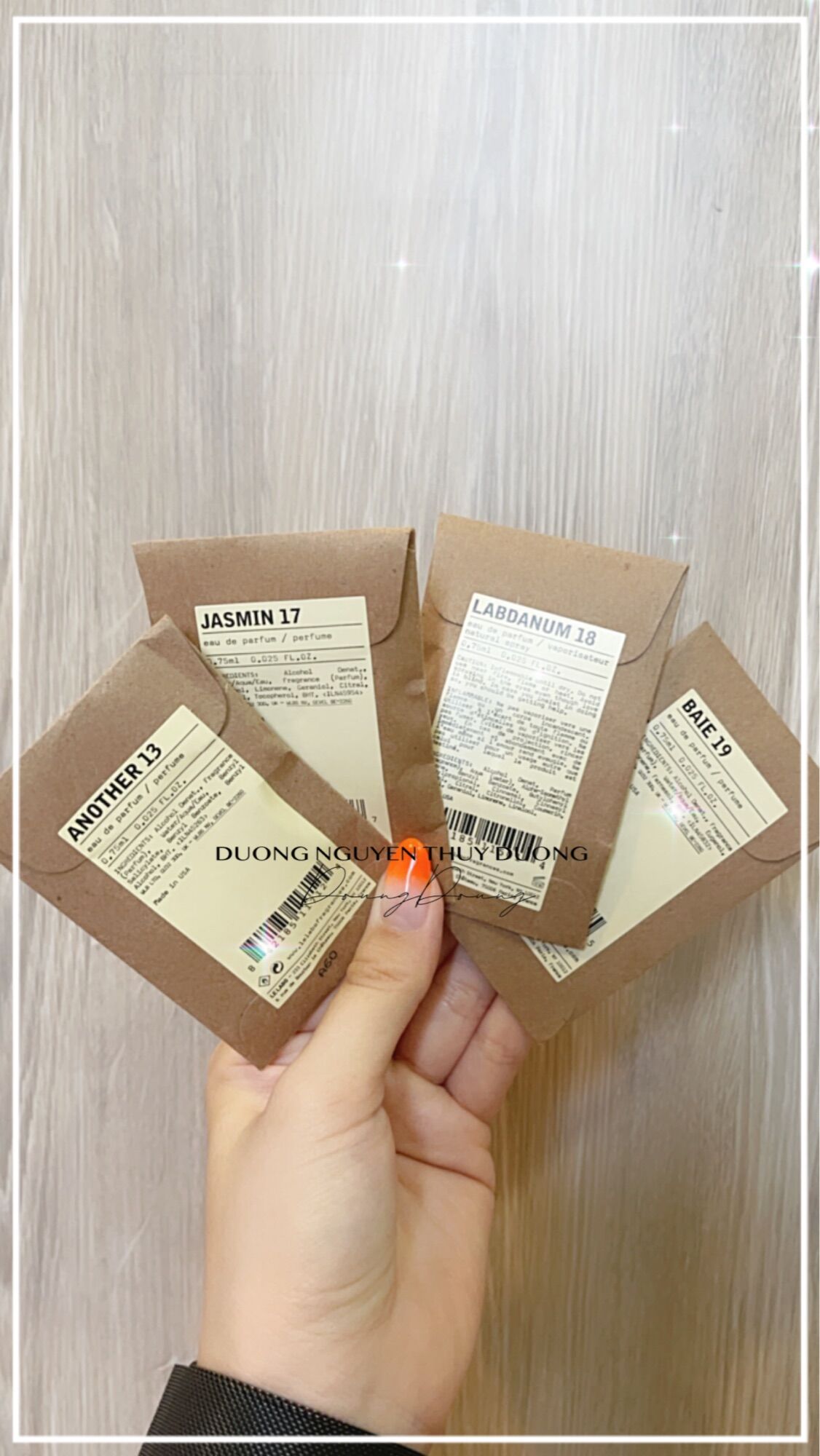 [HCM]Vial chính hãng Nước hoa Le Labo. Khách chọn mùi note giúp shop