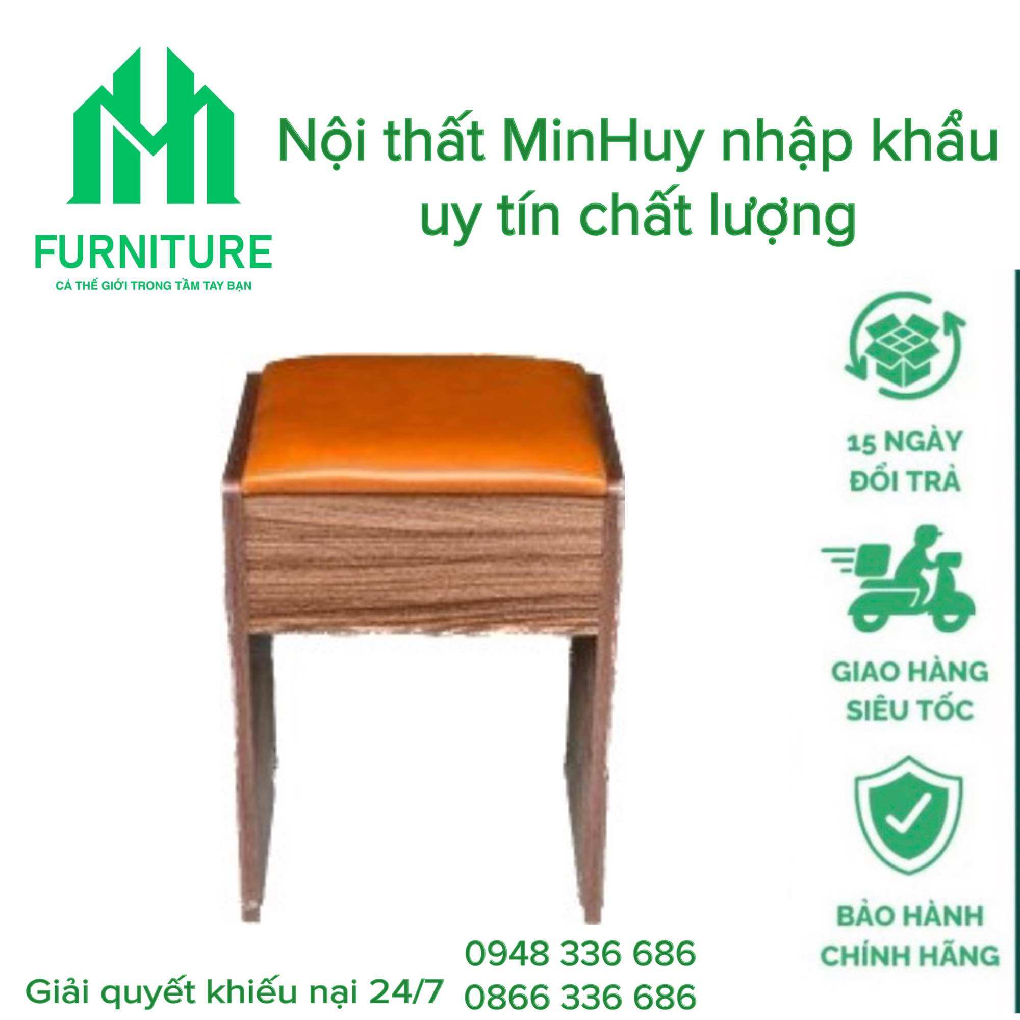 Ghế ngồi bàn trang điểm, ghế đôn giá rẻ