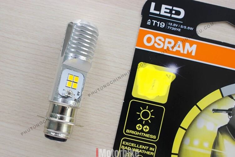 Đèn led  M5 OSRAM cao cấp cho xe máy đời cũ wave, future, jupiter …