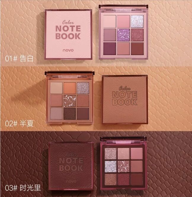 Bảng Phấn Mắt Novo Color Note Book