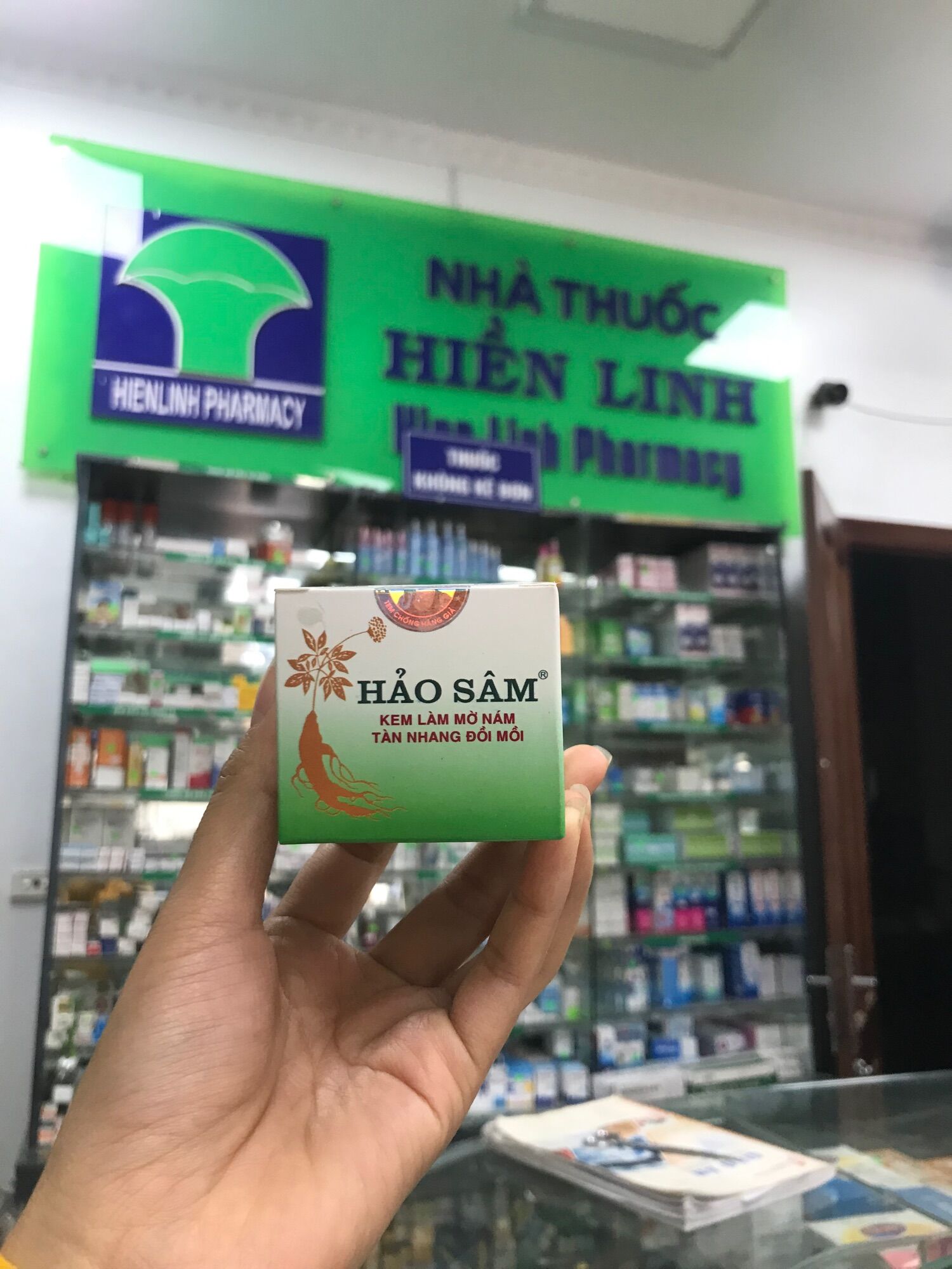Kem làm mờ nám tàn nhang đồi mồi Hảo Sâm 15g