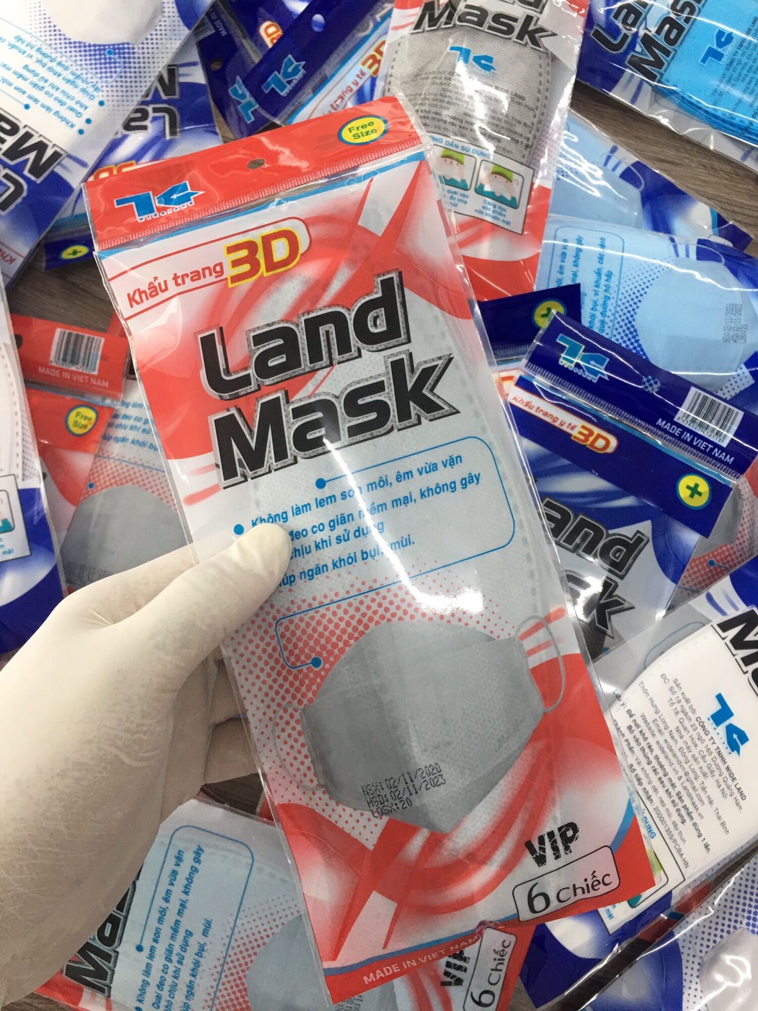 Khẩu trang 3D Land Mask
