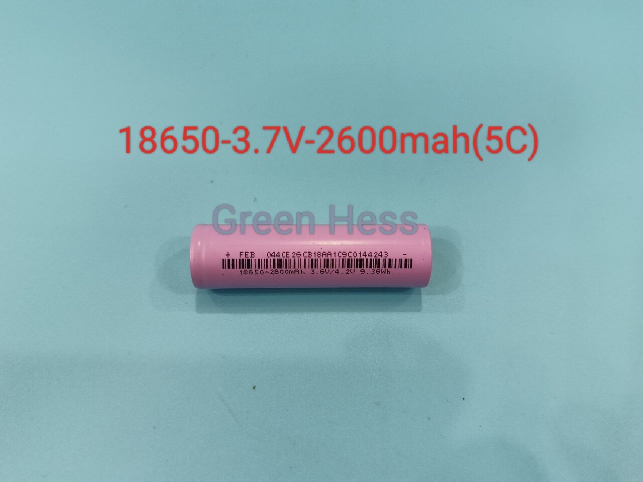 Pin cell 18650-3.7V, 2500mah-10C.2600mah-5C