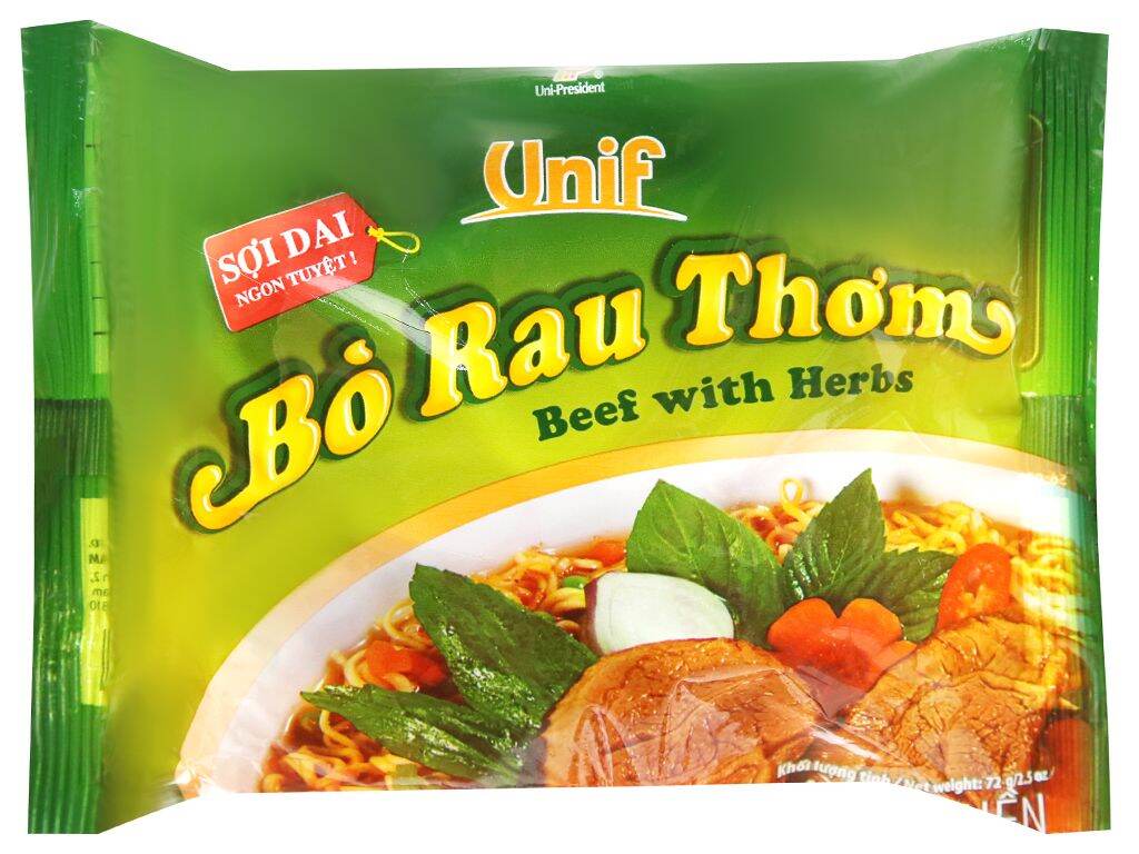 Mì Bò Rau Thơm Thùng 30 gói