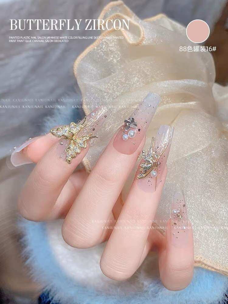 CHARM BƯỚM ĐÁ SANG CHẢNH M33 SET 4 VIÊN