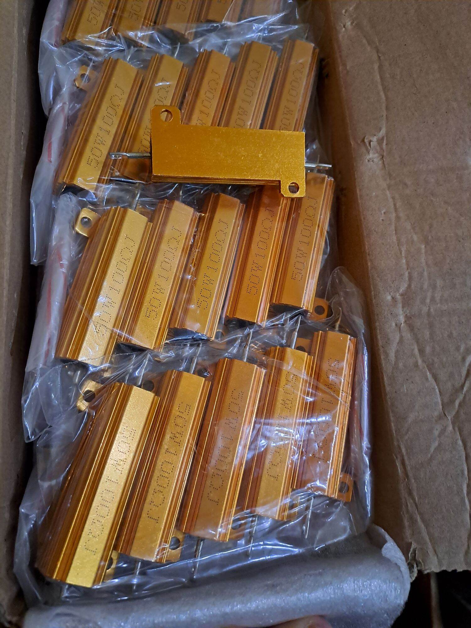 2 Điện trở nhôm 100om 50w