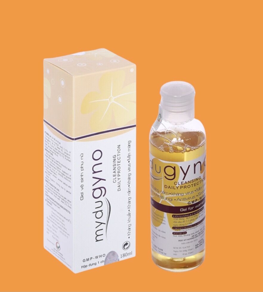 Mydugyno 180 ml - dung dịch vệ sinh phụ nữ chiết xuất từ lá xoài