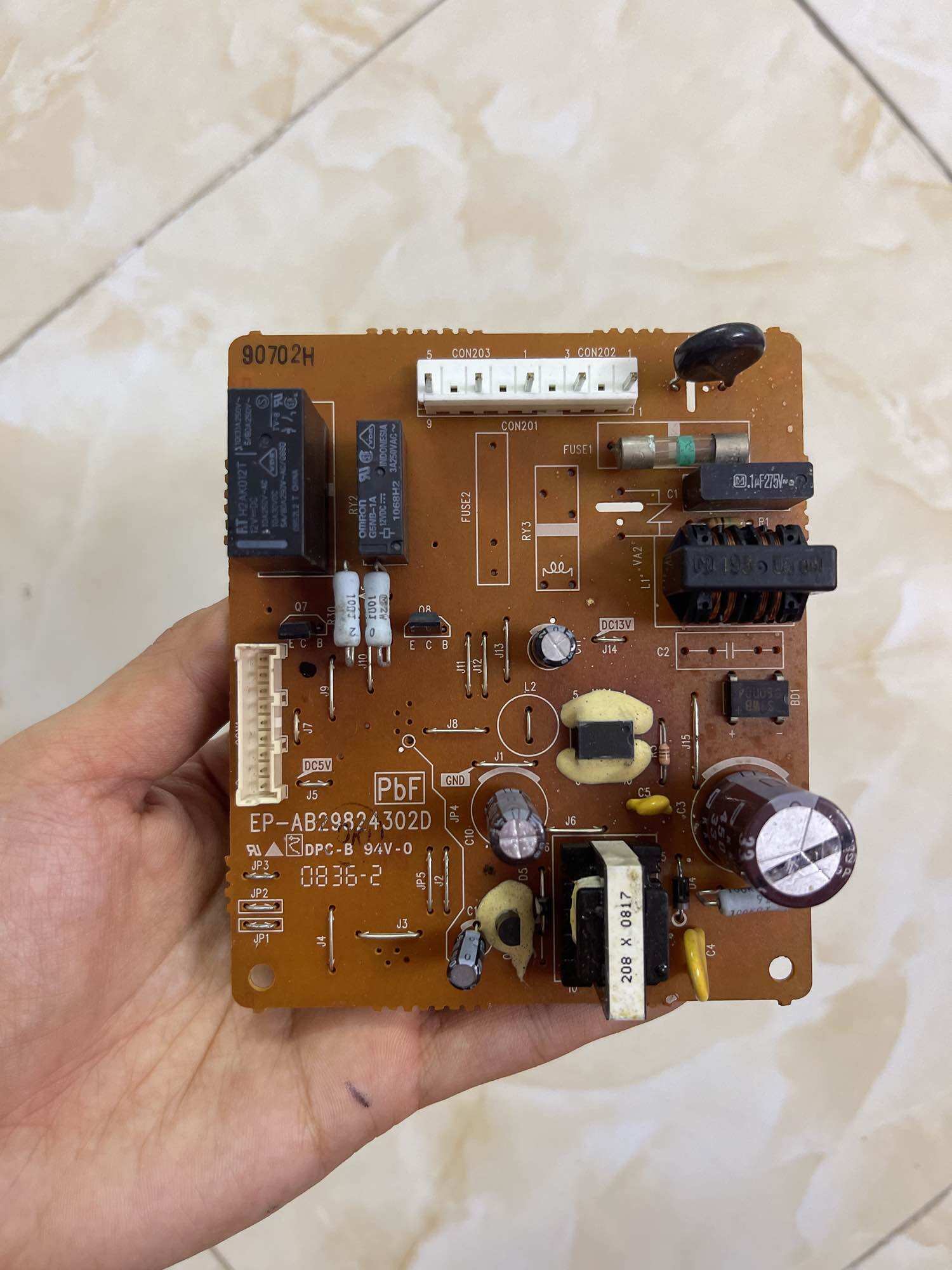 Bo mạch tủ lạnh panasonic mono hàng tháo máy zin bảo hành 3 tháng