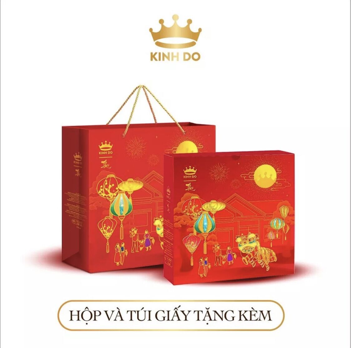 Combo 4 bánh trung thu Kinh Đô đủ loại (khách được chọn combo và chọn vị)