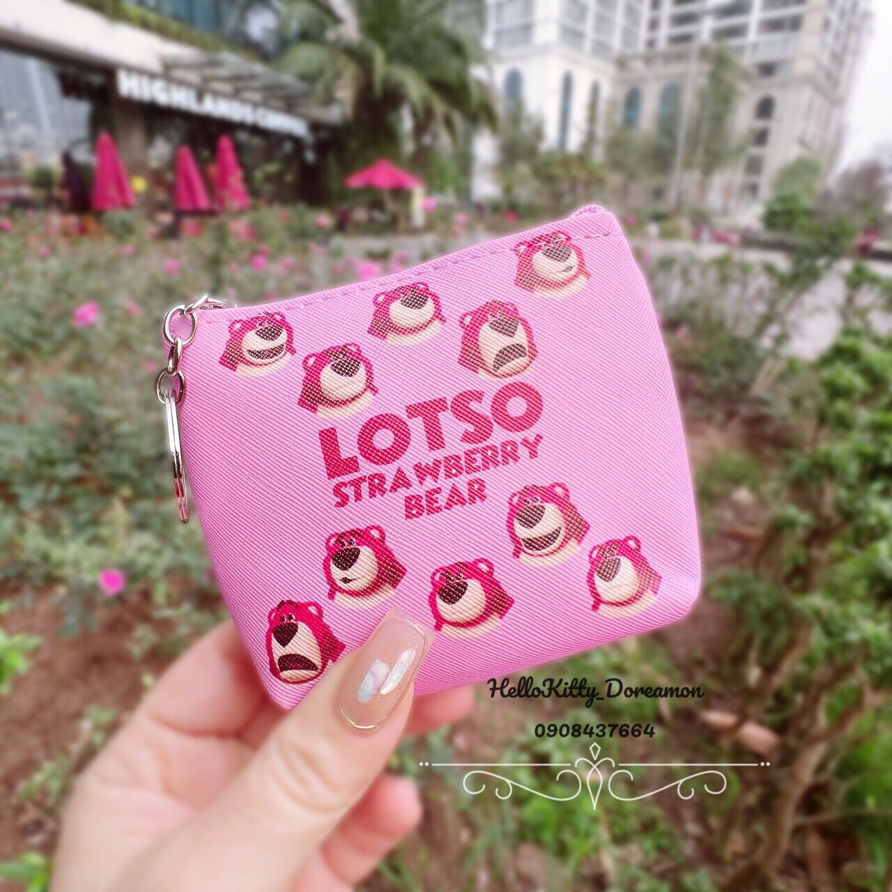 VÍ MINI GẤU DÂU LOTSO