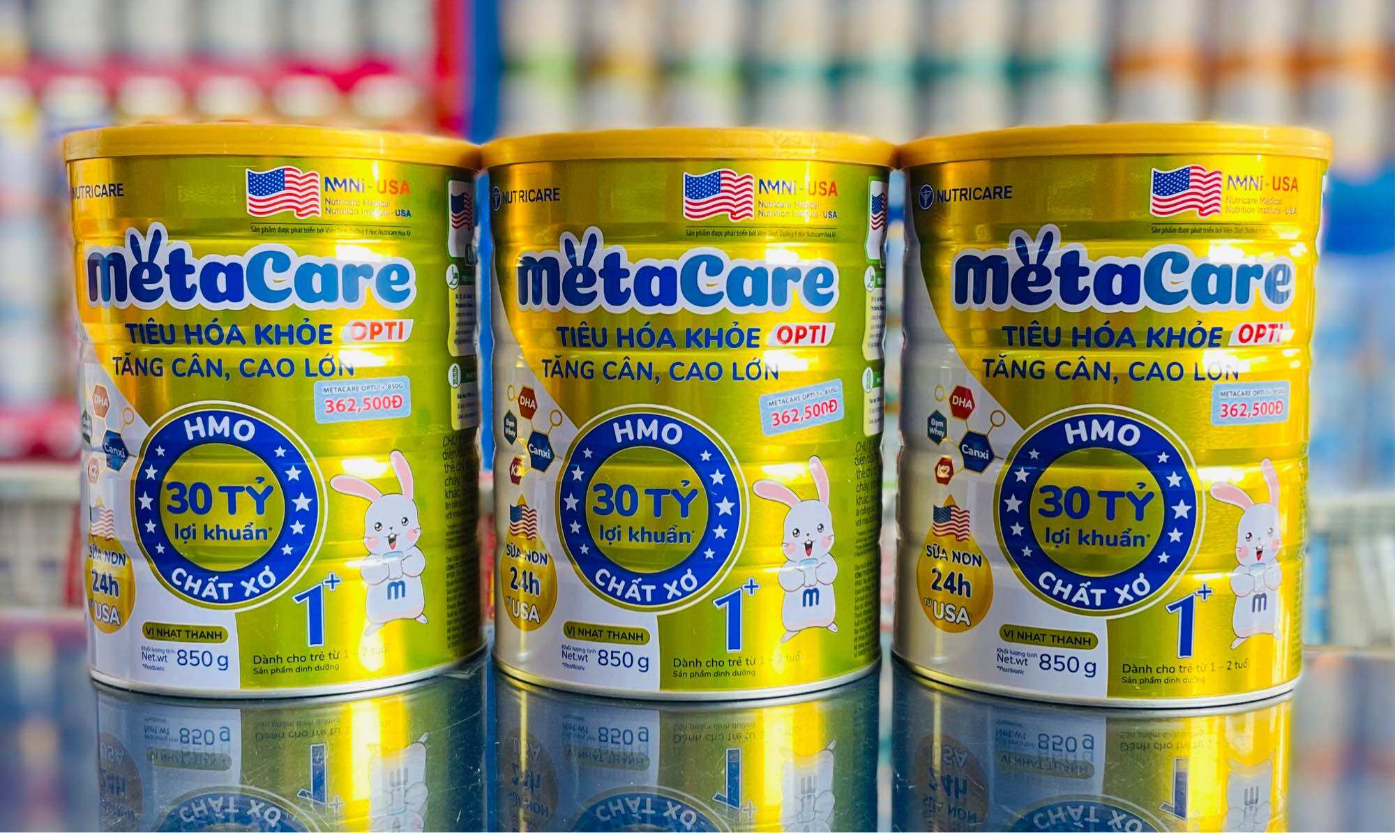 Sữa bột Metacare Opti 1+ (850g)