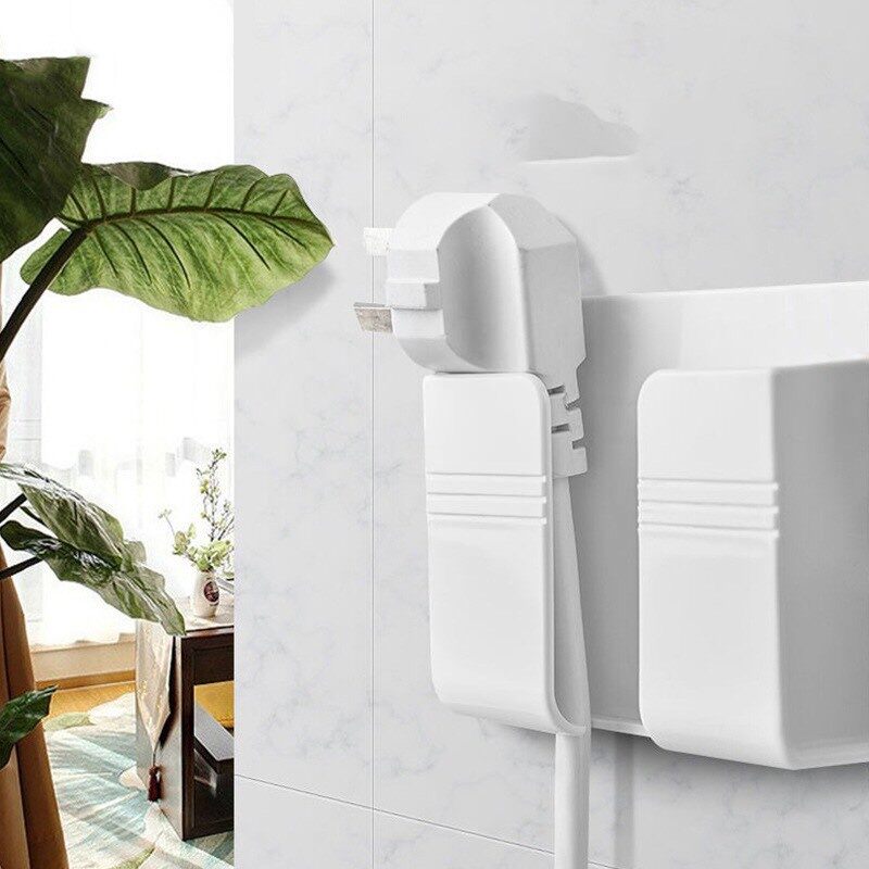 Kệ để điện thoại sạc pin, để remote dán tường đa năng