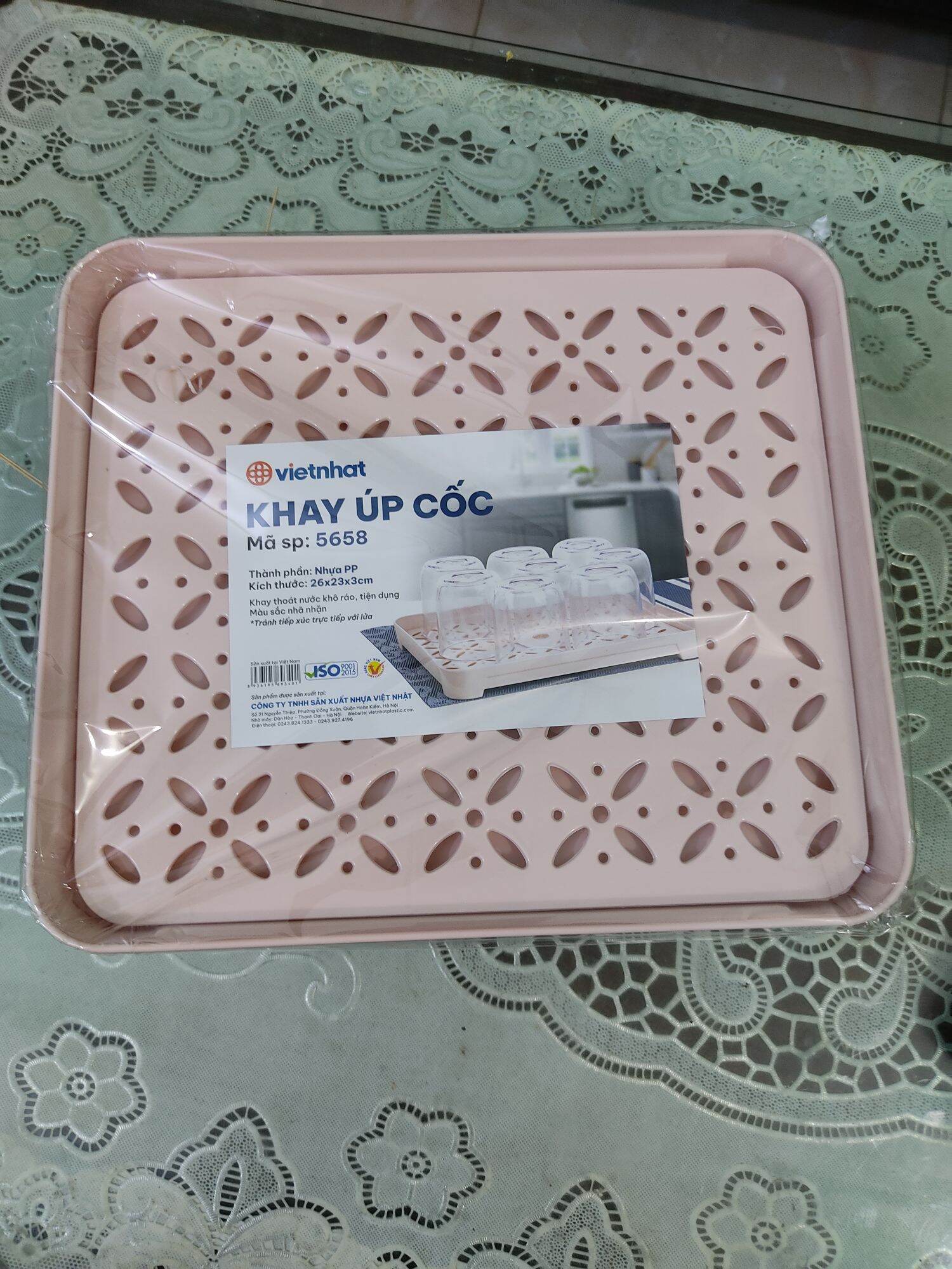 Khay úp cốc, chén 2 lớp hàng Cao cấp việt nhật