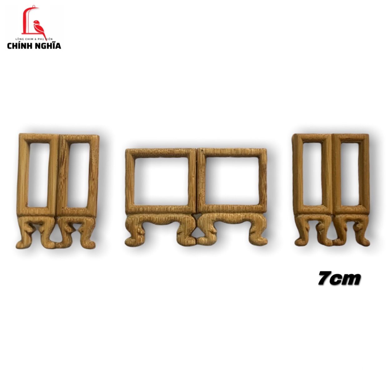 Bộ bệ cầu, bệ cóng lồng tròn choè than, choè lửa tre (7cm)