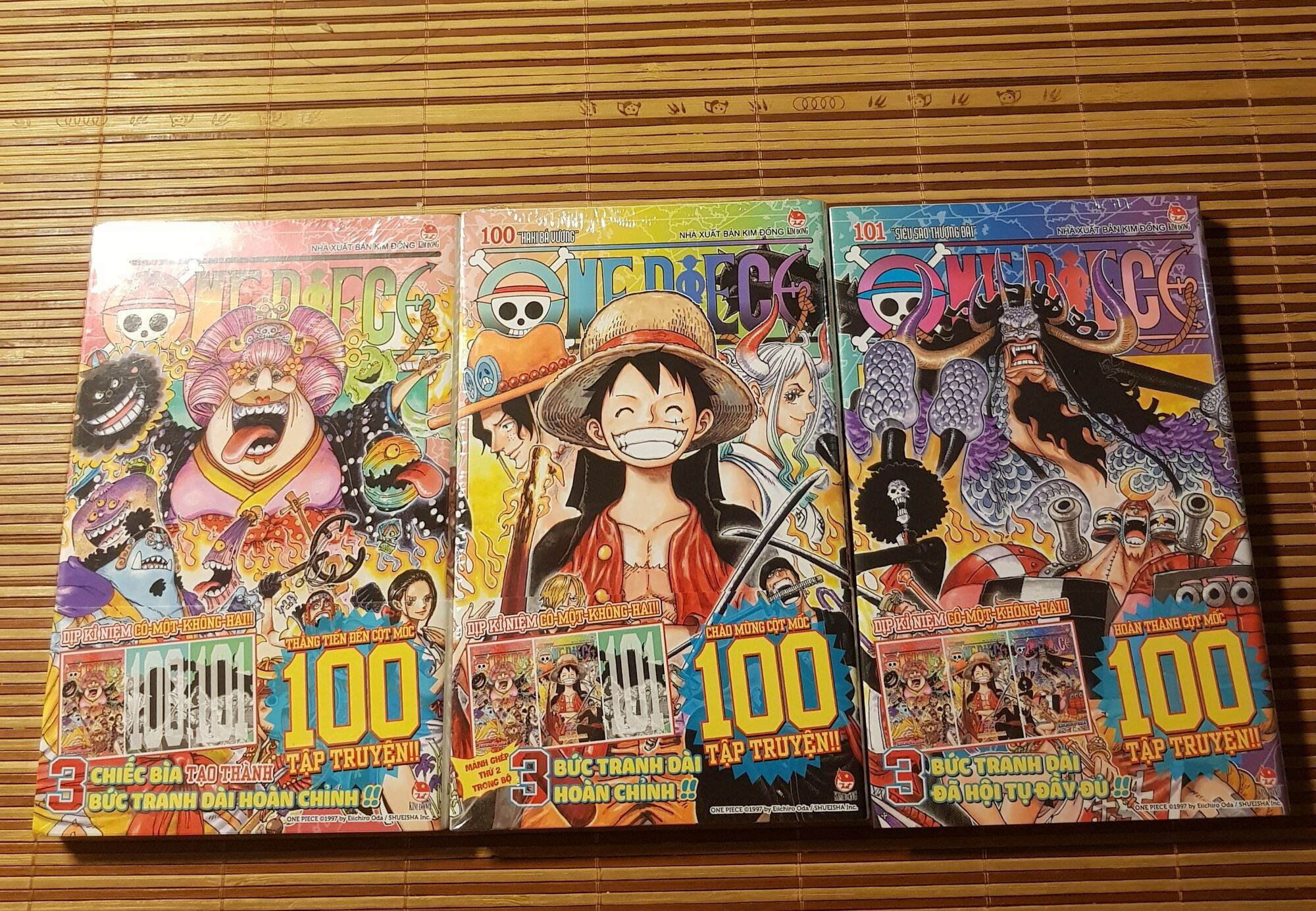 Combo one piece bìa rời 99, 100, 101 full seal