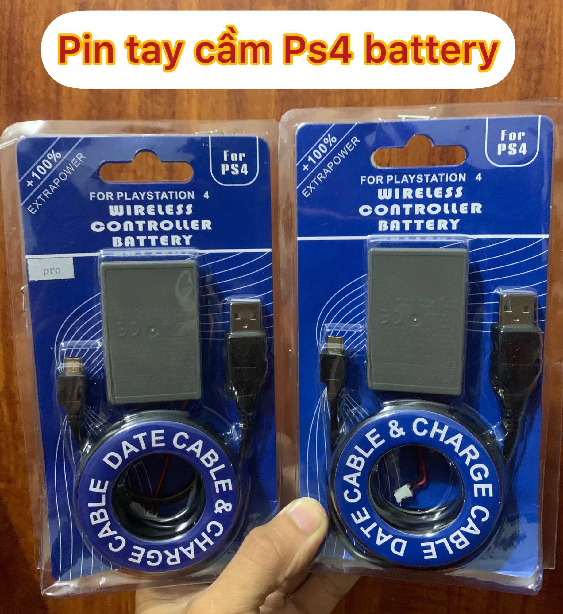 Pin tay cầm Ps4 loại rẻ  pin linh kiện thay thế tay bấm ps4 fat PS4 SLIM PS4 pro battery tặng kèm 1 