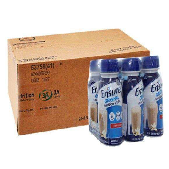thùng 24 chai sửa nước ensure 237ml