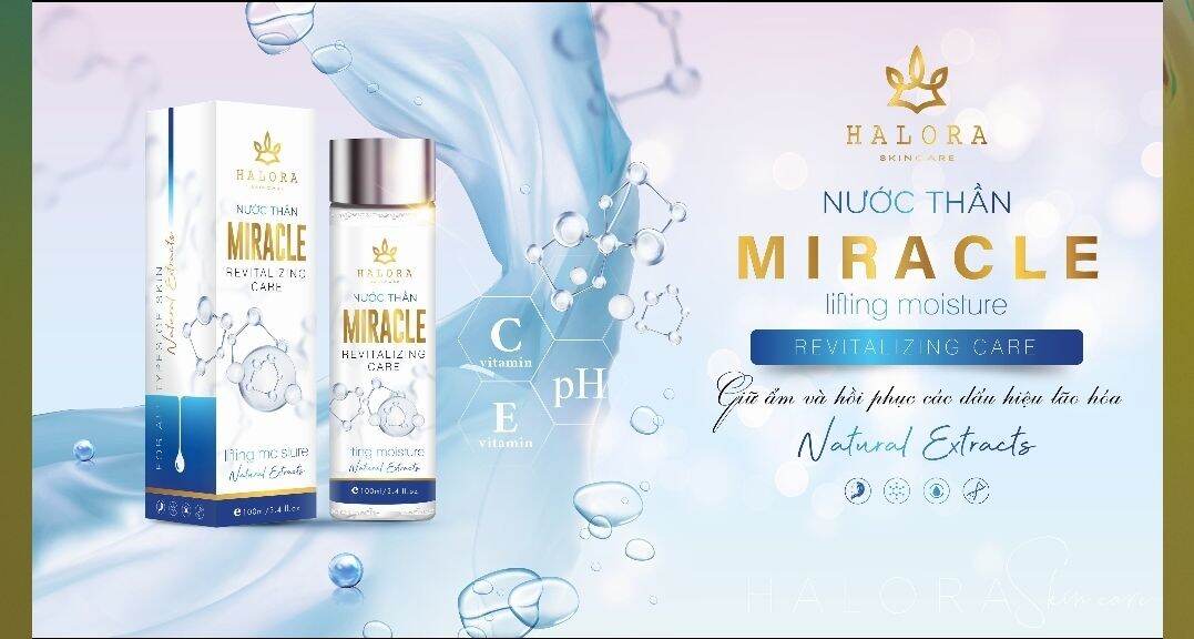 Nước thần MIRACLE halora