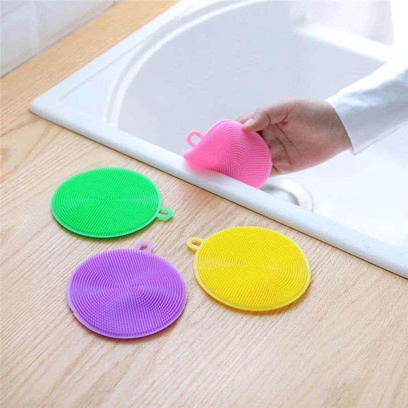 Miếng Rửa Chén Silicon Siêu Bền Sạch