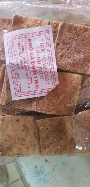 KHÔ CÁ ĐUỐI TIÊU ĂN CHAY 500gram
