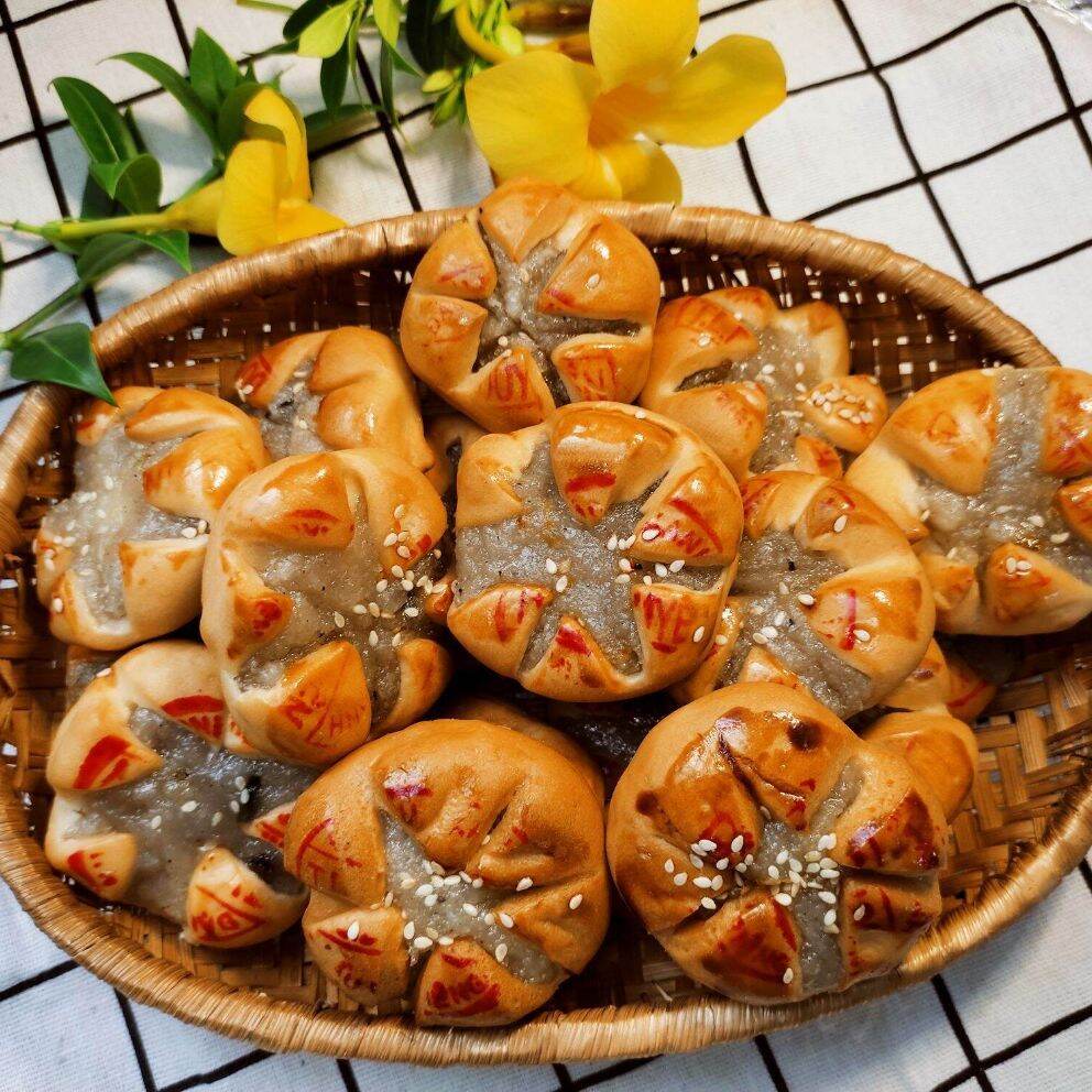 Bánh hoa dừa nướng combo 2 hộp Bánh xà lam dừa đặc biệt