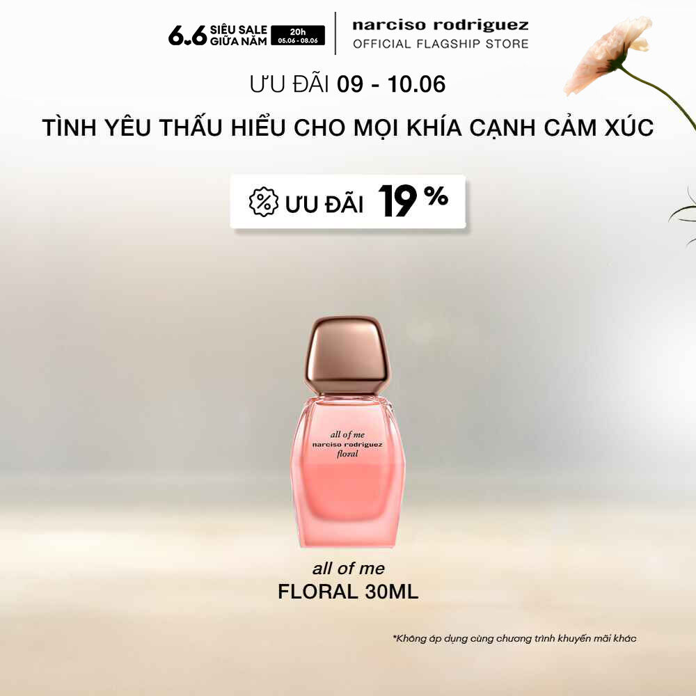 Nước hoa nữ Narciso Rodriguez All Of Me Floral Eau De Parfum 30ml